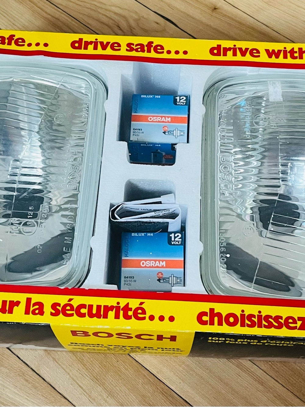 Bosch Headlight Kit with Osram 12V Bulbs - Clear